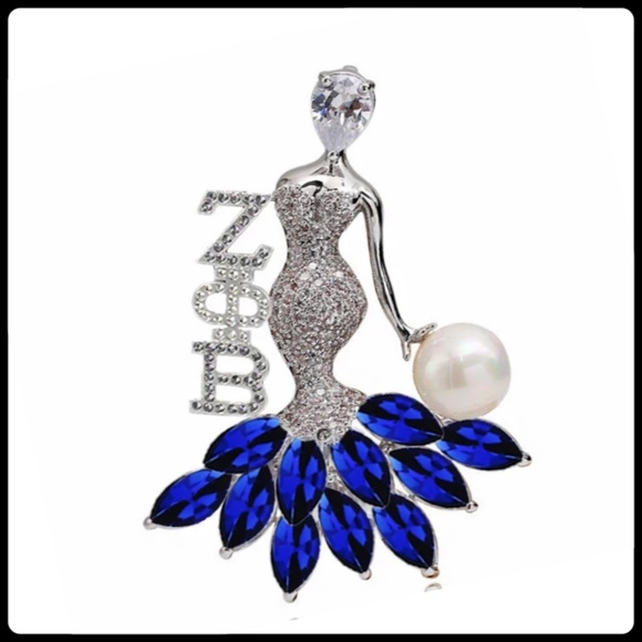 Accessories - Zeta Phi Beta Glam Diva Lapel Pin